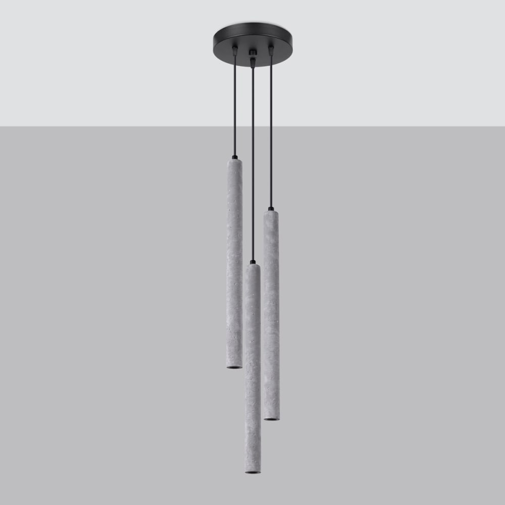 Suspension Béton Gris G9 3 Pastelo — vue 3
