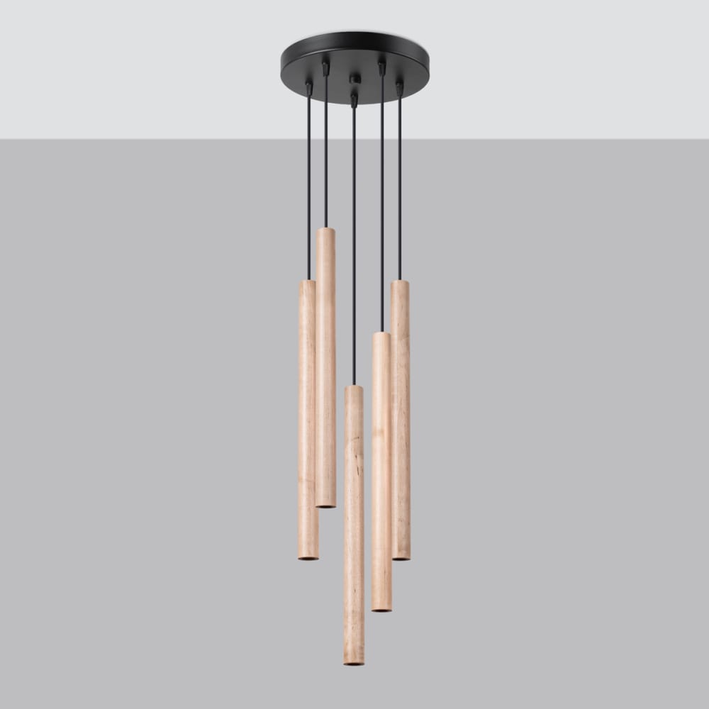 Suspension Acier Bois G9 5 Pastelo — vue 3