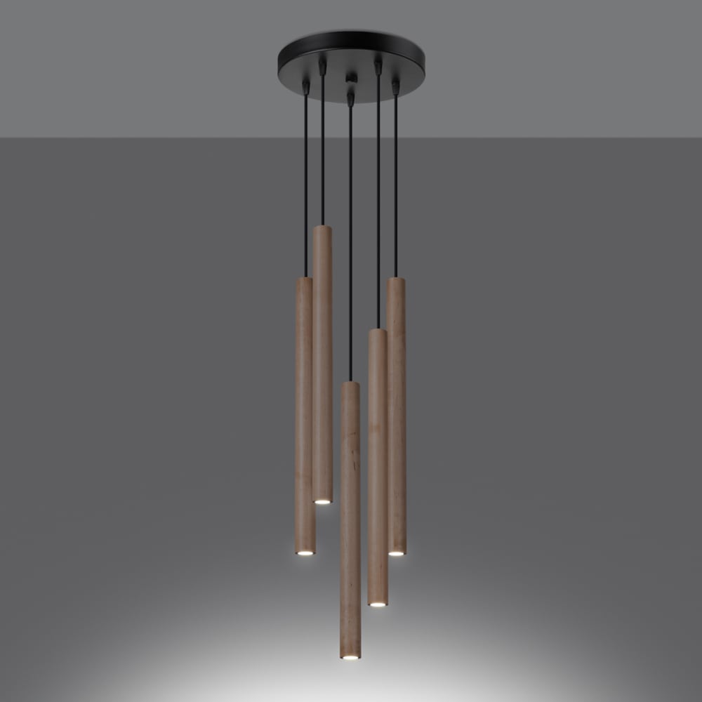 Suspension Acier Bois G9 5 Pastelo — vue 4