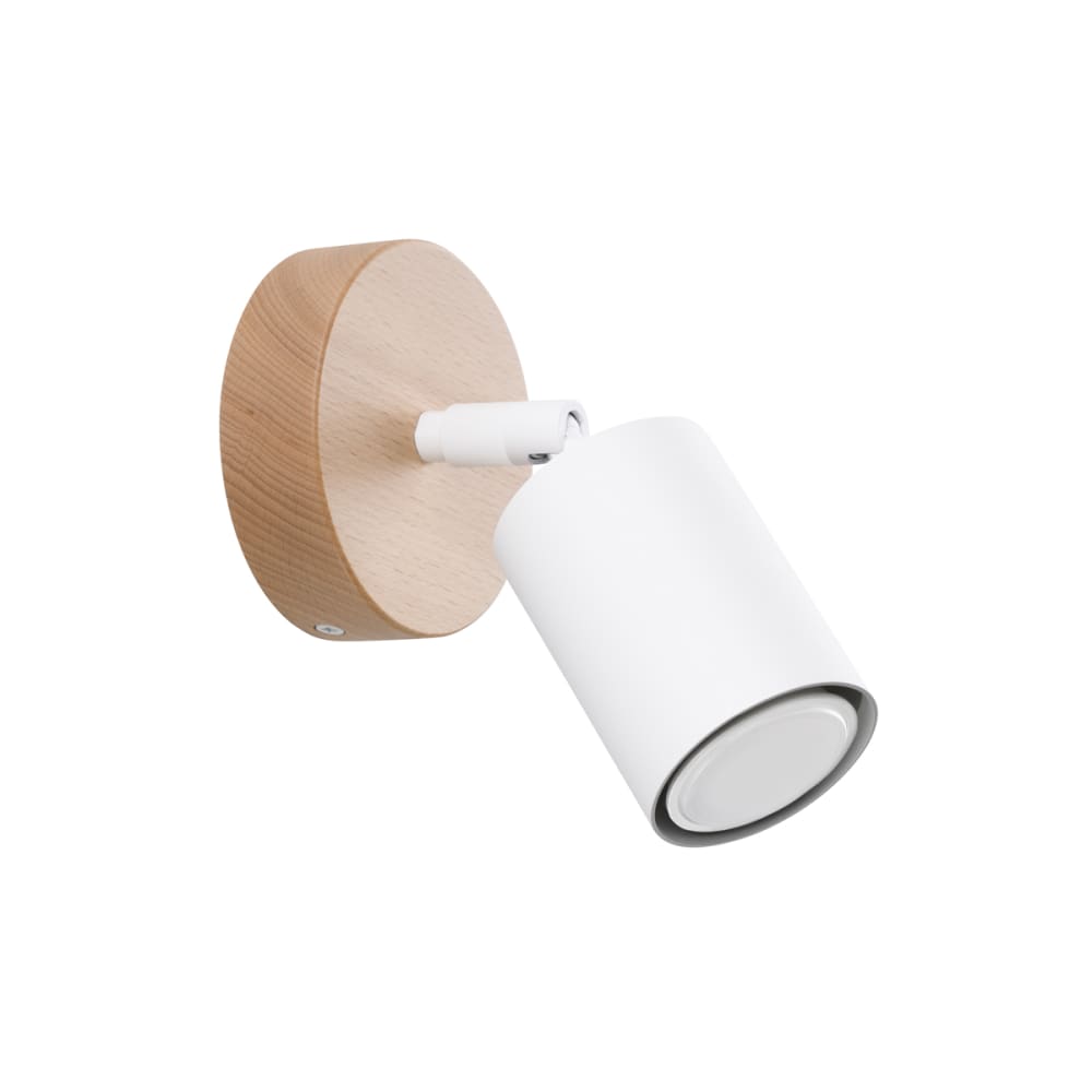 Sollux Lighting Wandlampen aus Stahl/Holz in weißes Holz style classic chic Braun Stahl
