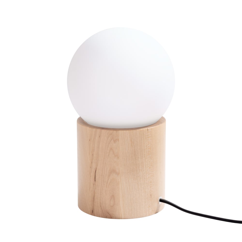 Sollux Lighting Schreibtischlampen aus Holz in Naturholz style classic chic Braun