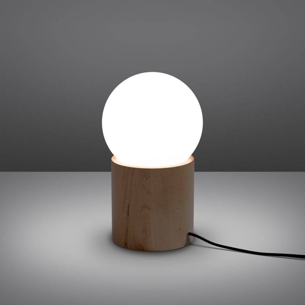 Lampe à poser Bois Bois Naturel G9 1 Boomo — vue 4