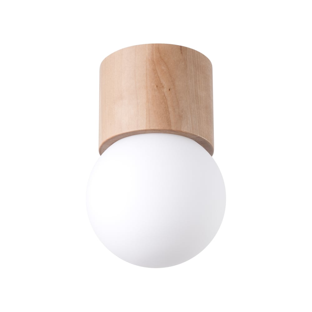 Sollux Lighting Deckenlampen aus Holz in Naturholz style classic chic Braun