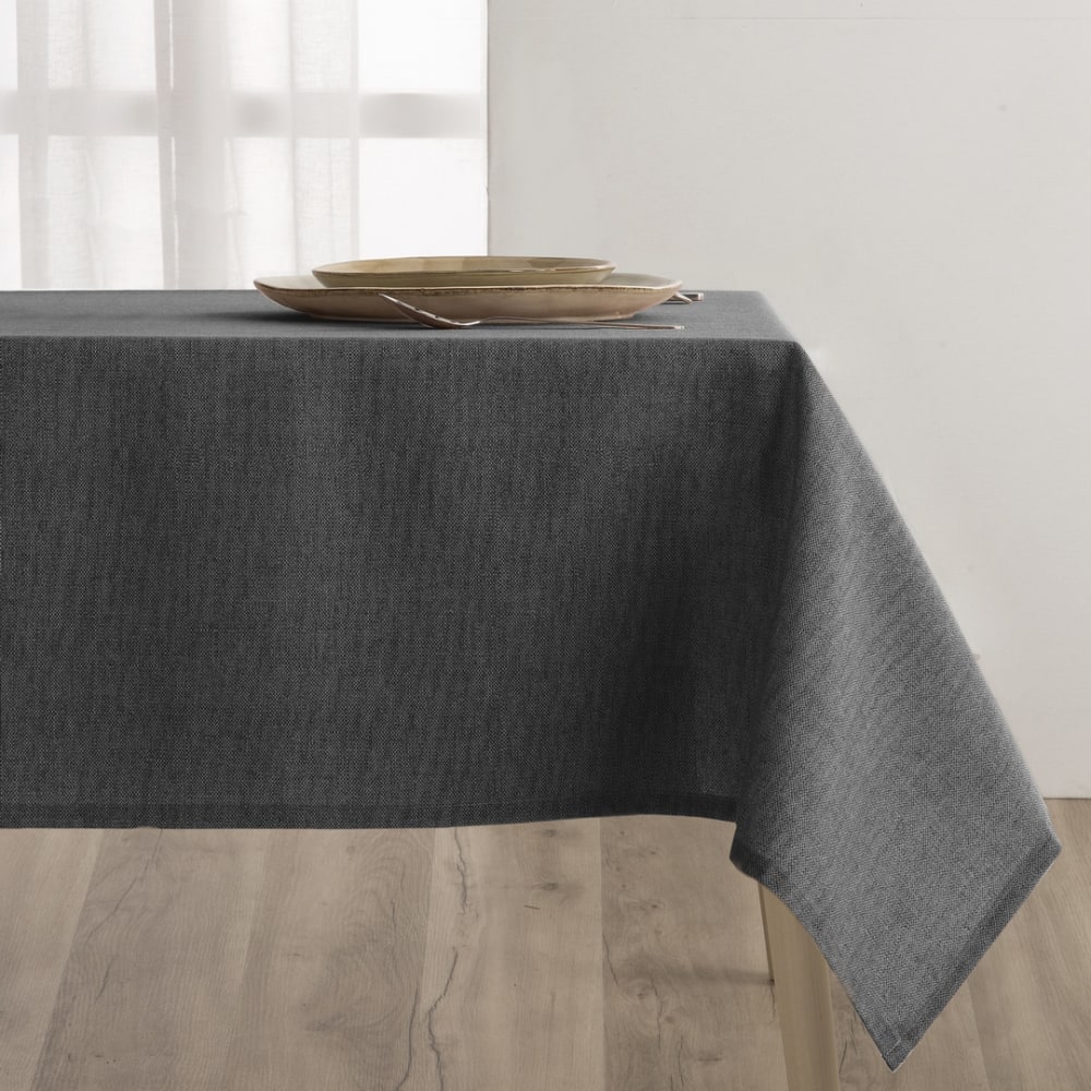 Nappe antitache en résine couleur Anthracite 140x200 cm