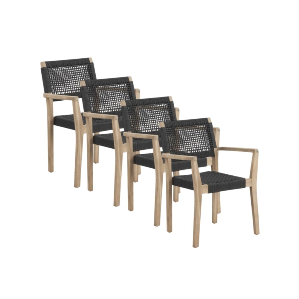 Lot de 4 fauteuils en - bois