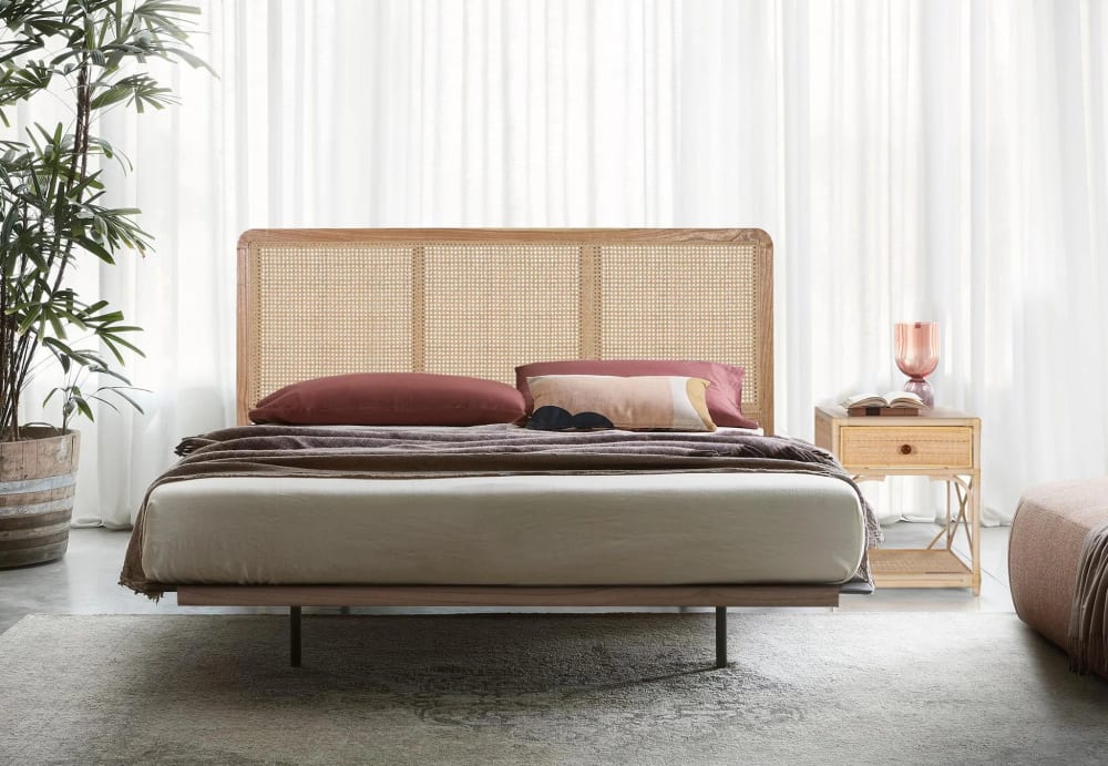 Rattan-Kopfteil 165 cm mit natürlichem Charme - Maisons Du Monde