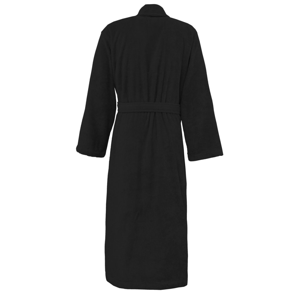 Peignoir de bain mixte col châle en coton 420 g/m² Noir XXL