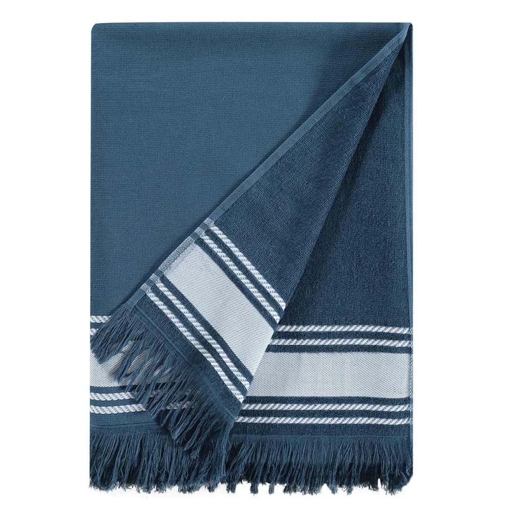 Serviette de plage denim 100x180 cm