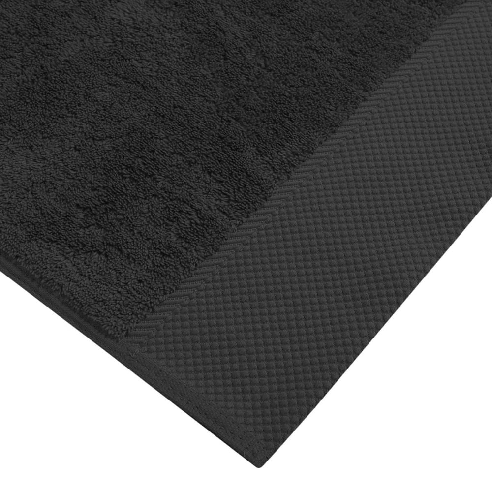 Drap de bain 560 g/m² noir 70x140 cm - Maisons du Monde