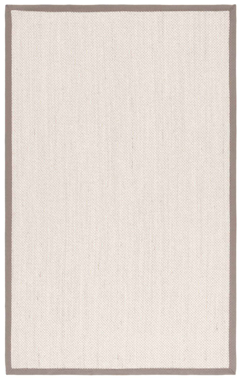 Tapis fibre naturelle en sisal blanc/vert, 152 x 244 cm