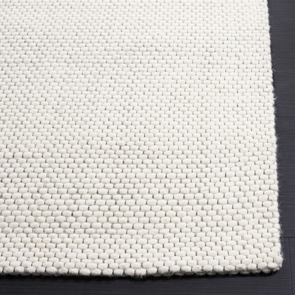 Tapis bohémien en laine blanc, 61 x 91 cm — vue 3