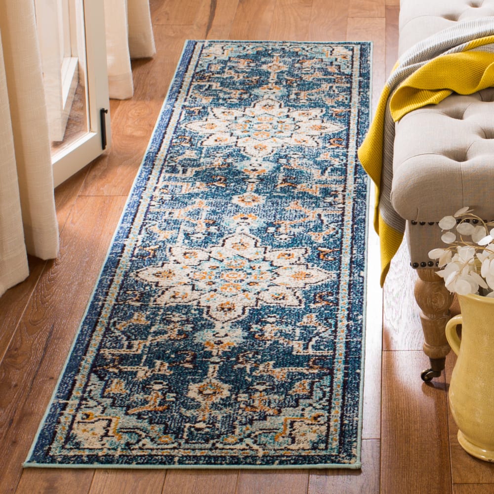 Tapis de transition en polypropylène bleu, 66 x 183 cm — vue 4