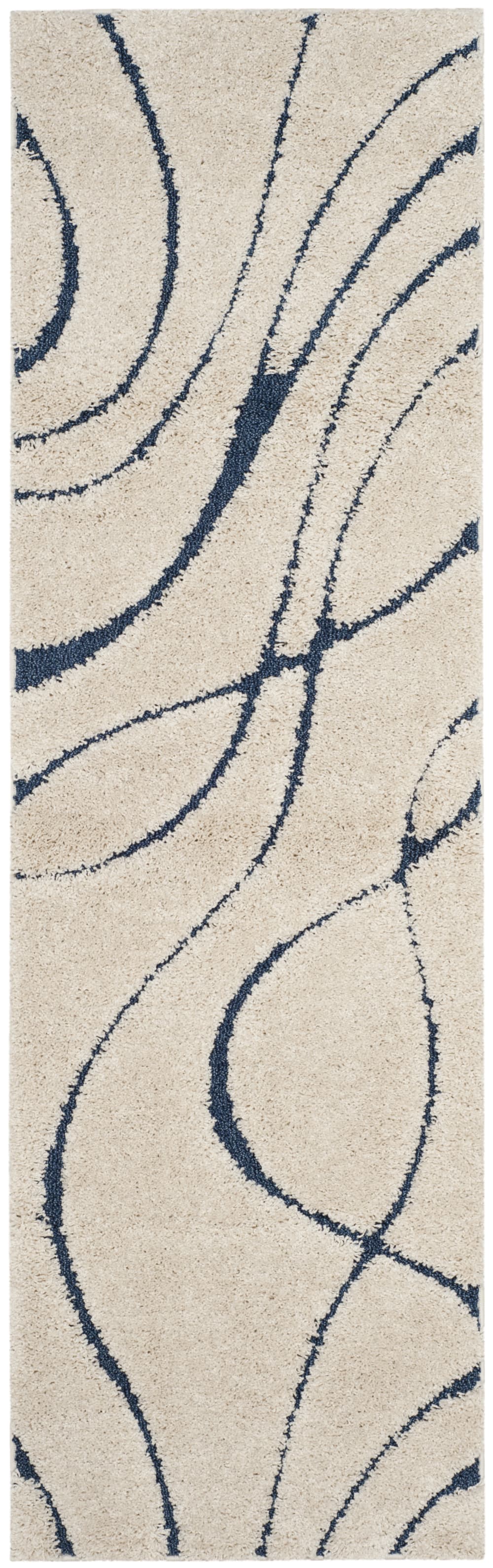Tapis Crème/Bleu 61 X 91 cm