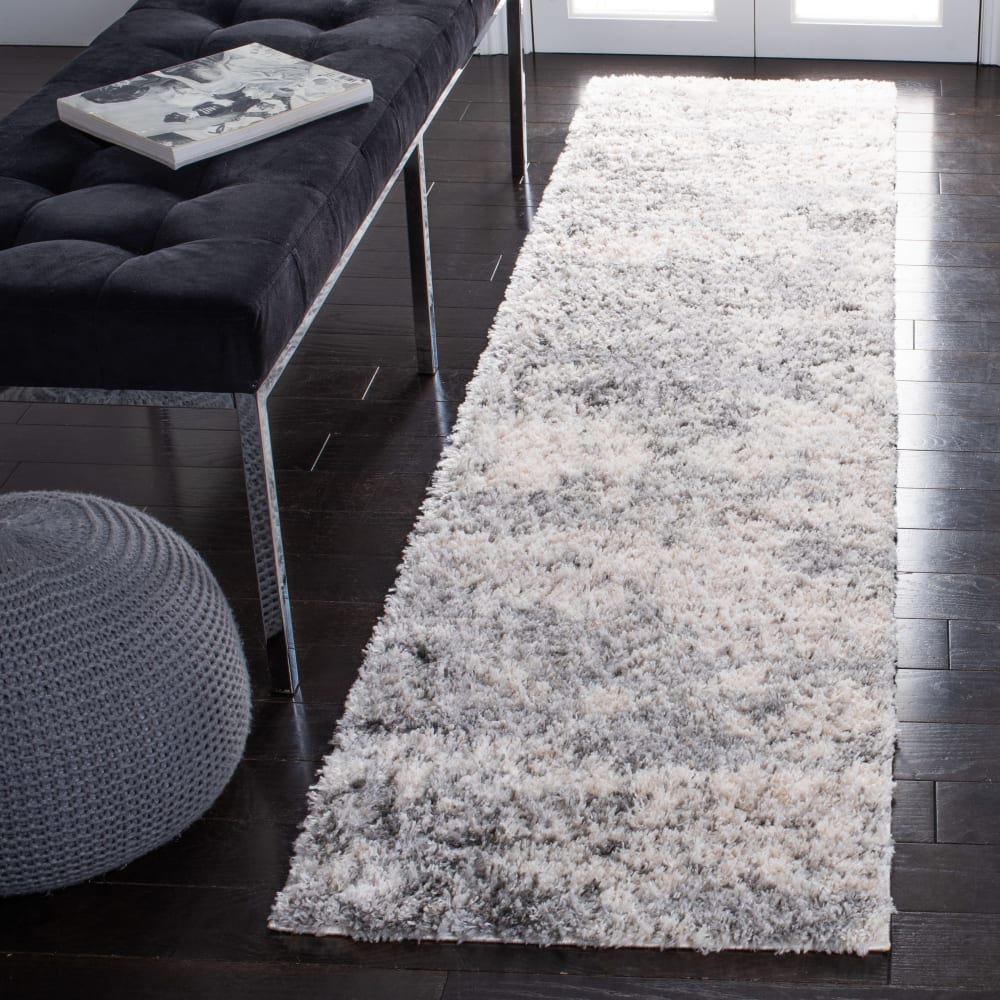 Tapis en polypropylène blanc/beige, 61 x 183 cm — vue 3