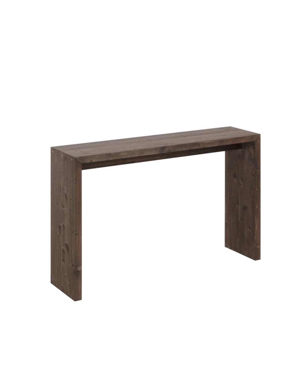 Decowood Konsolentisch Aus Massivholz, 80x120cm Braun