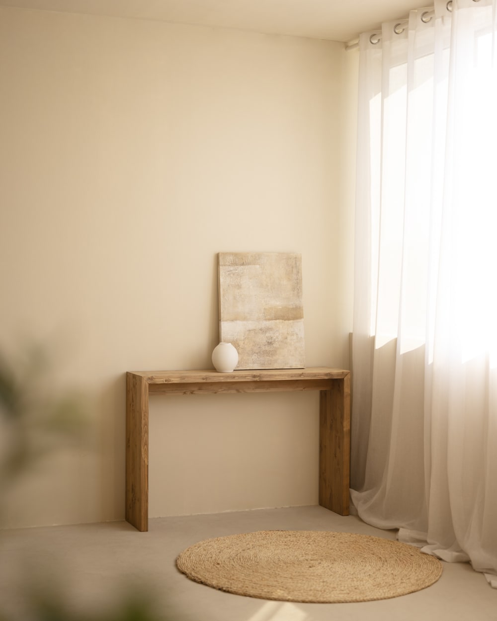 Console en bois de sapin ton vieilli 120x80cm - Maisons du Monde