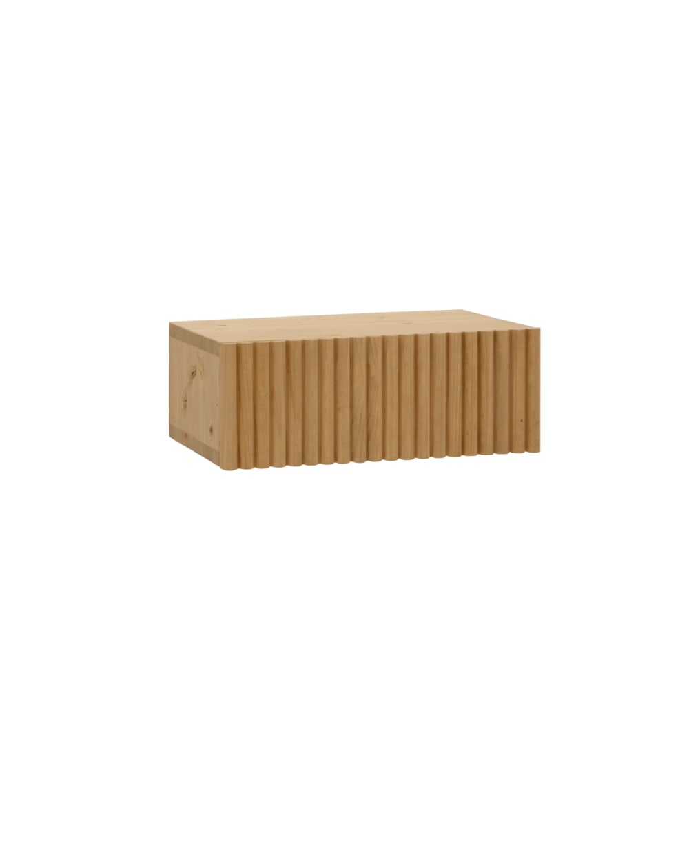 Decowood Nachttisch Aus Massivholz, 15x40cm Braun