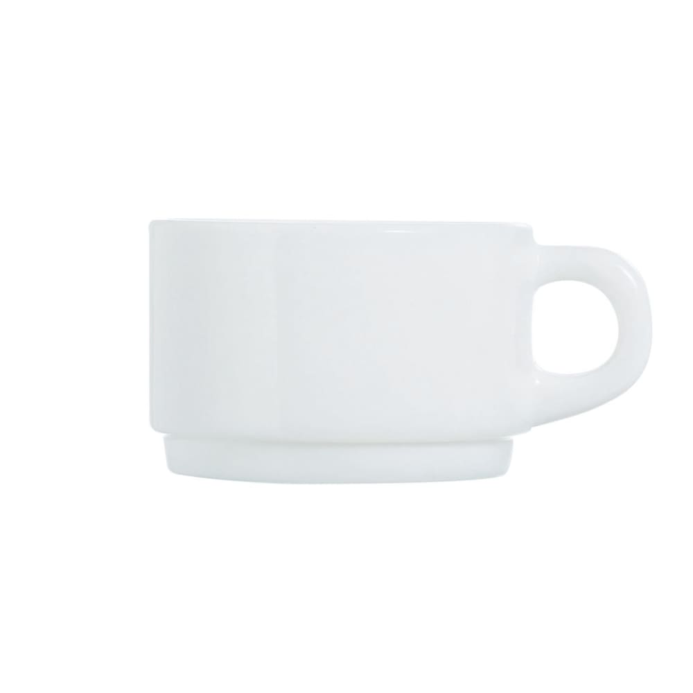 Tasse en verre blanche 14 cl Tasse en verre blanche 14 cl