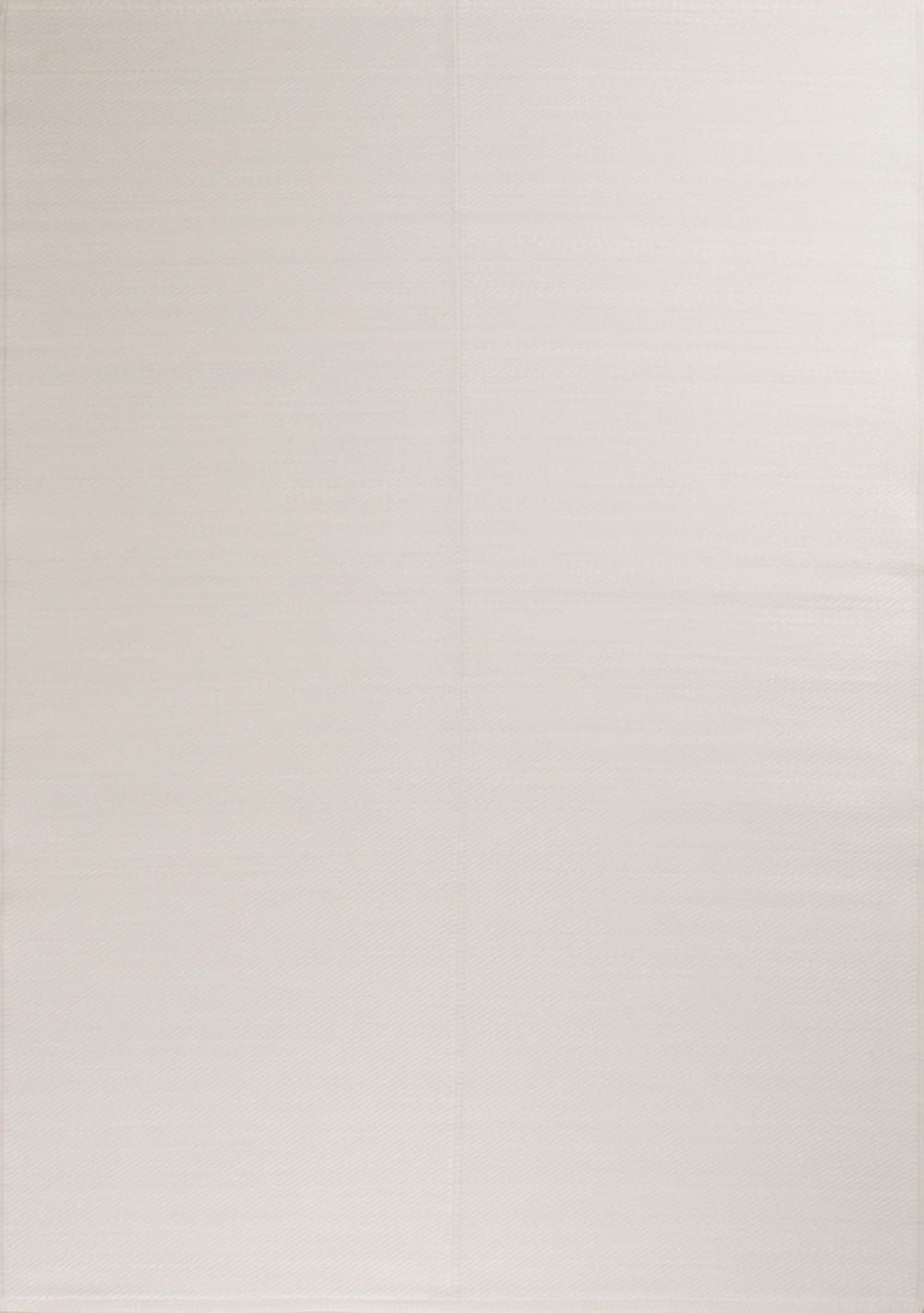 Nazar Outdoor-Teppich mit umkehrbarem einfarbigem Muster - Weiß - 120x160 style modern Weiß Pvc - Polyvinlychlorid