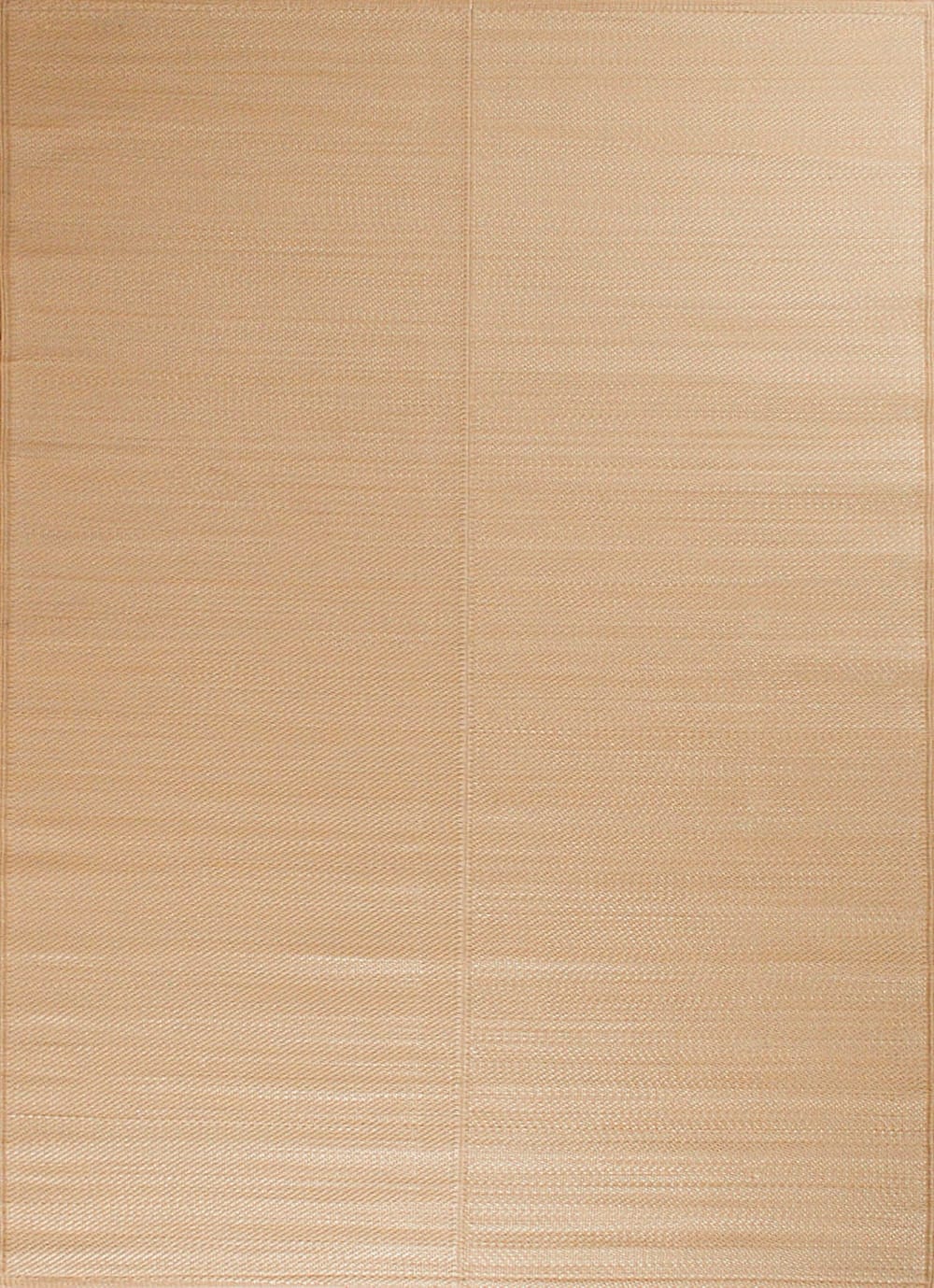 Tapis extérieur réversible motif uni - Beige - 120x160 cm