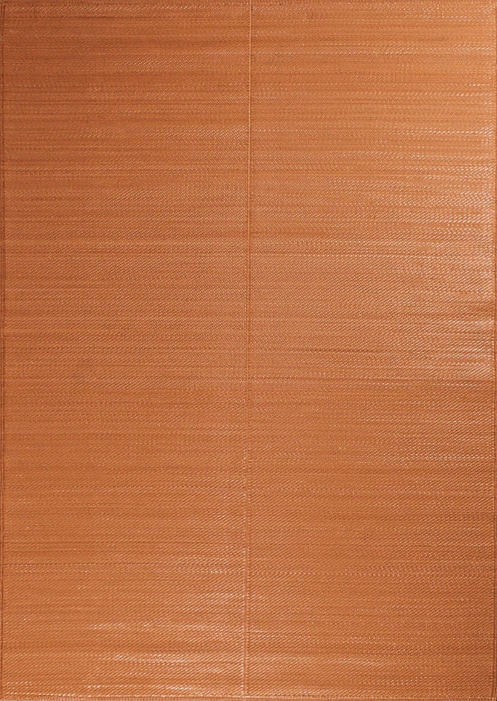 Tapis extérieur réversible motif uni - Terracotta - 120x160 cm