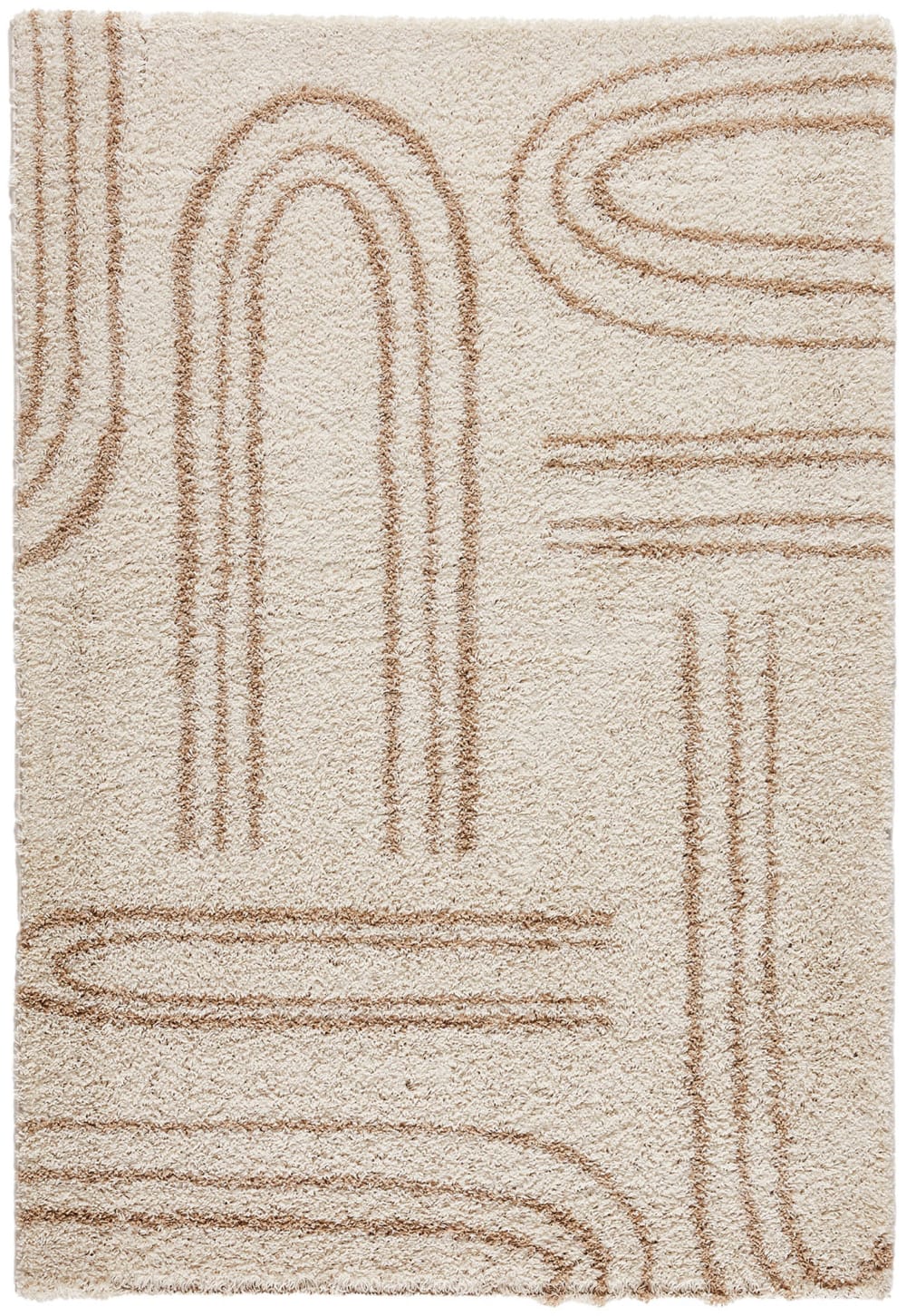 tapis shaggy à poils - long