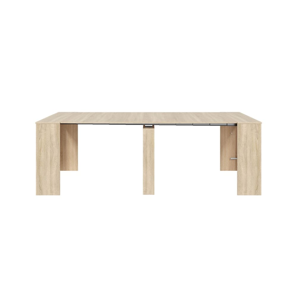 Table extensible 3 en 1 - L90 x H78 cm - Marron