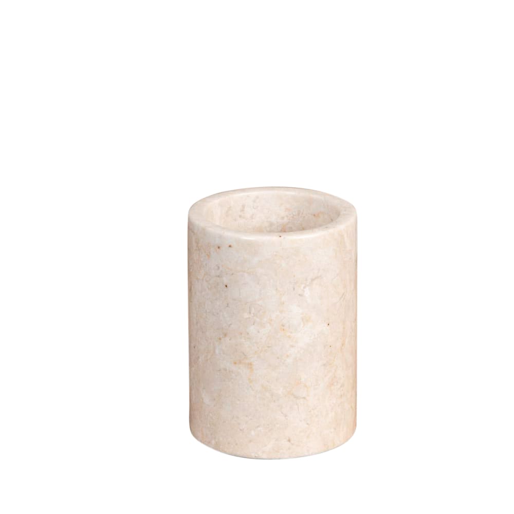 Gobelet en marbre crème Gobelet en marbre crème