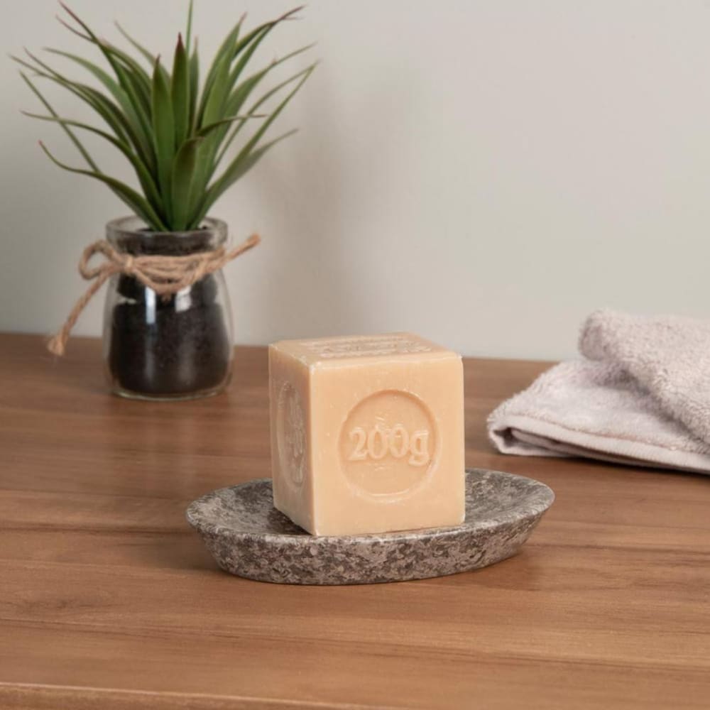 Porte savon en marbre gris — vue 3