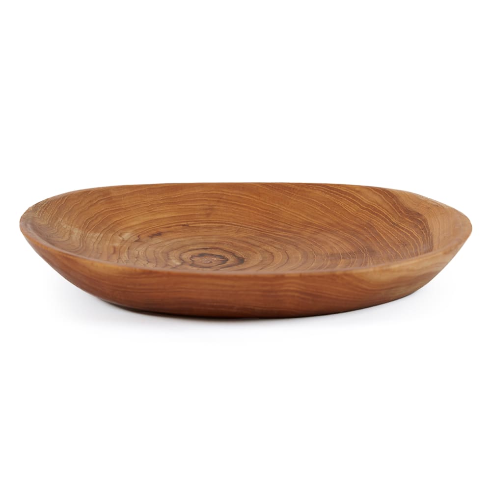 Plaque en bois de teck de couleur marron 25 x 25 x 3 cm Plaque en bois de teck de couleur marron 25 x 25 x 3 cm