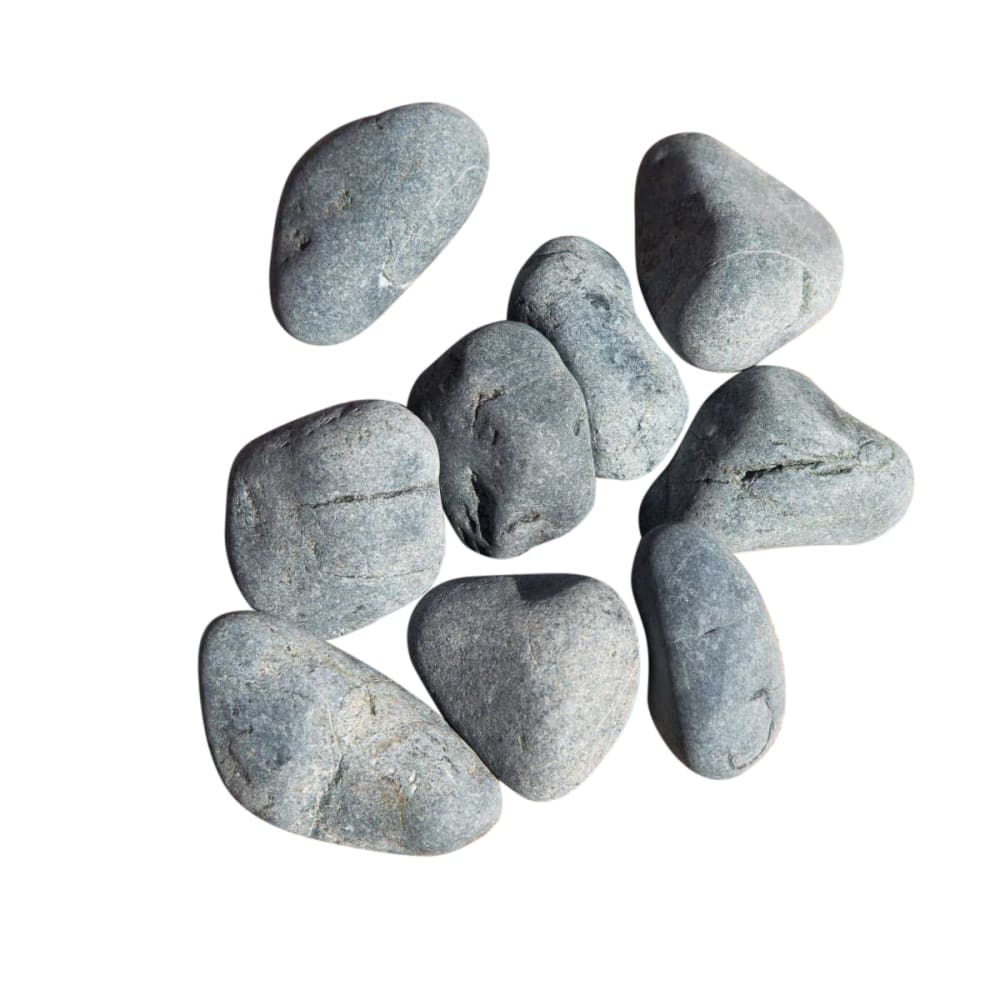 5 sacs de galet gris de 10kg