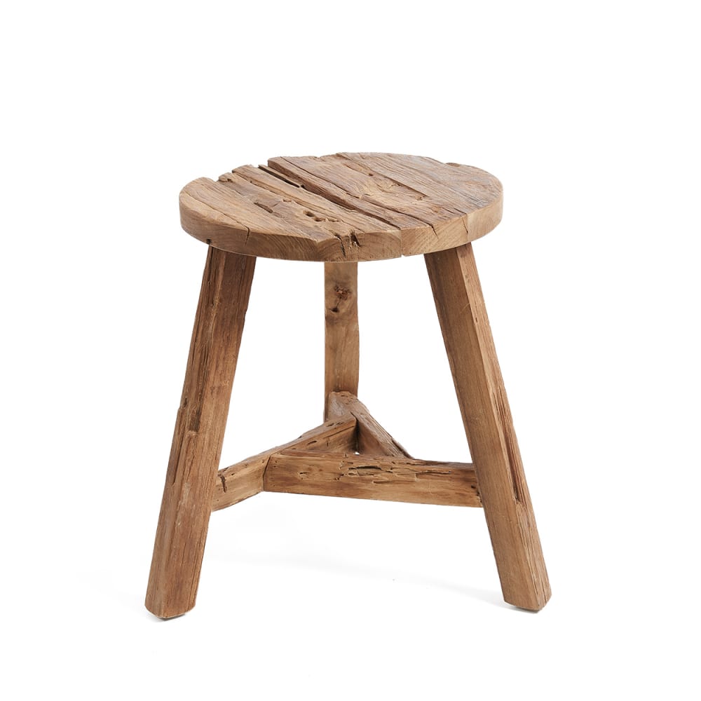 tabouret bois de teck