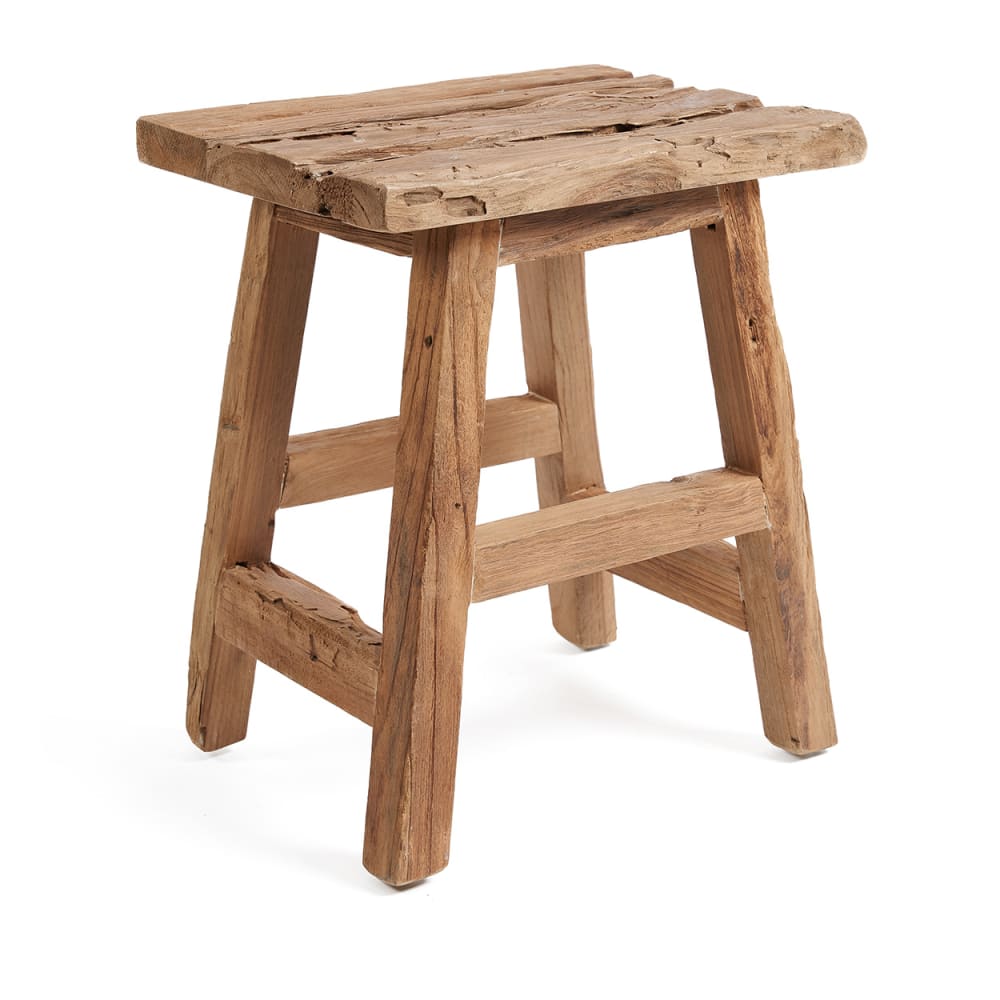 Tabouret bois de teck