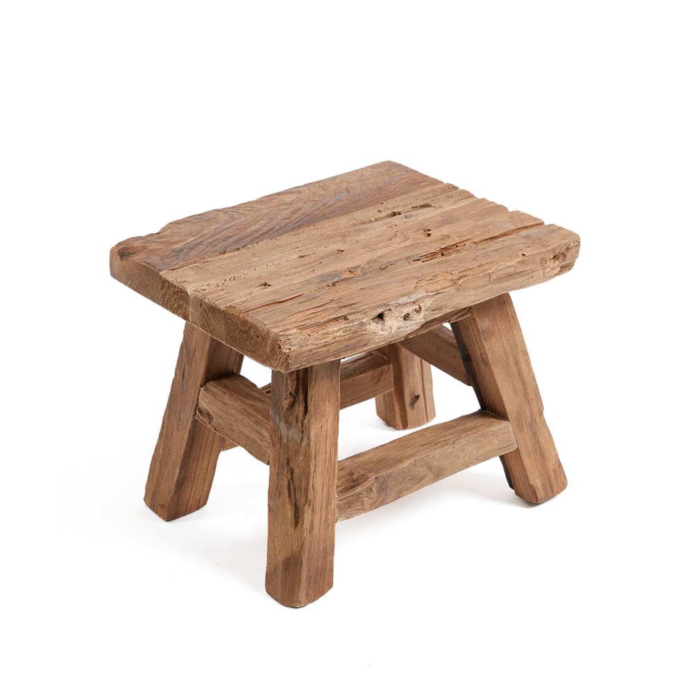 Tabouret bois de teck