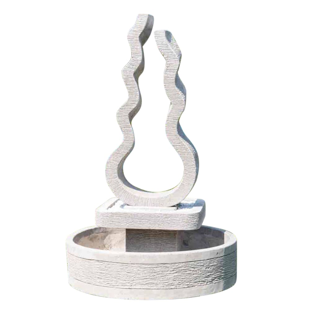 Fontaine jardin flamme 160 cm