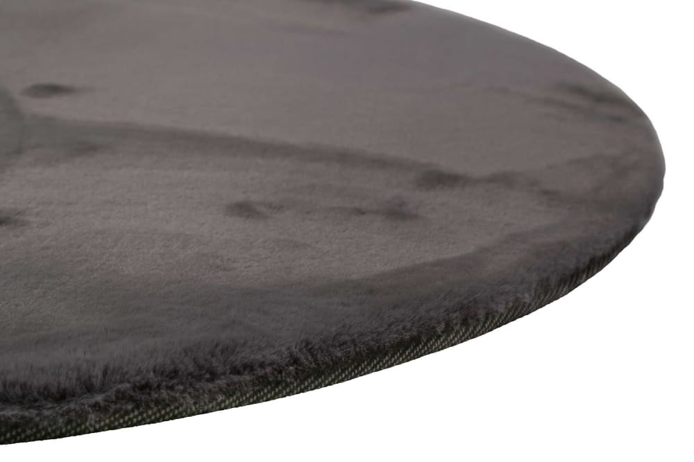 Tapis effet peau de lapin doux tufté gris pour salon, chambre 150 rd. — vue 4