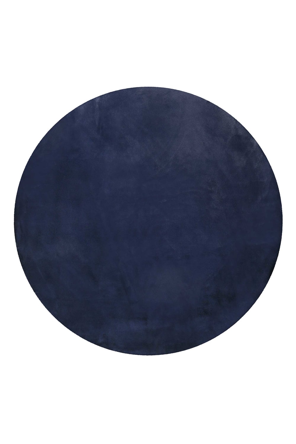 Esprit Teppich Effekt weiches Kaninchenfell blau getuftet 150 rd. style modern - Pes - Polyester