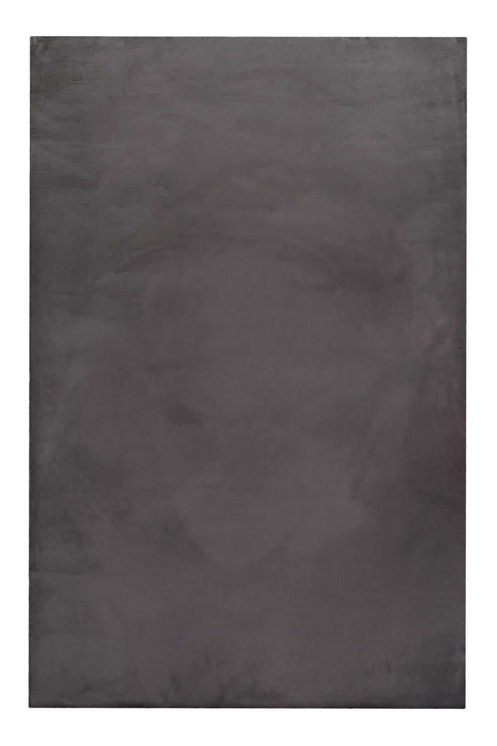 Tapis effet peau de lapin doux tufté gris pour salon, chambre 130x190