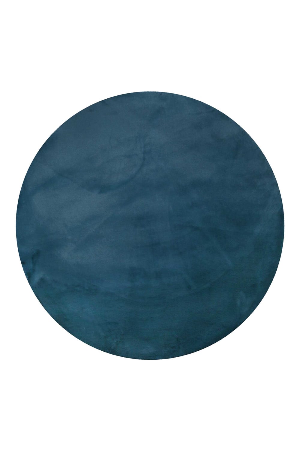 Esprit Teppich Effekt weiches Kaninchenfell blau getuftet 100 rd. style modern - Pes - Polyester