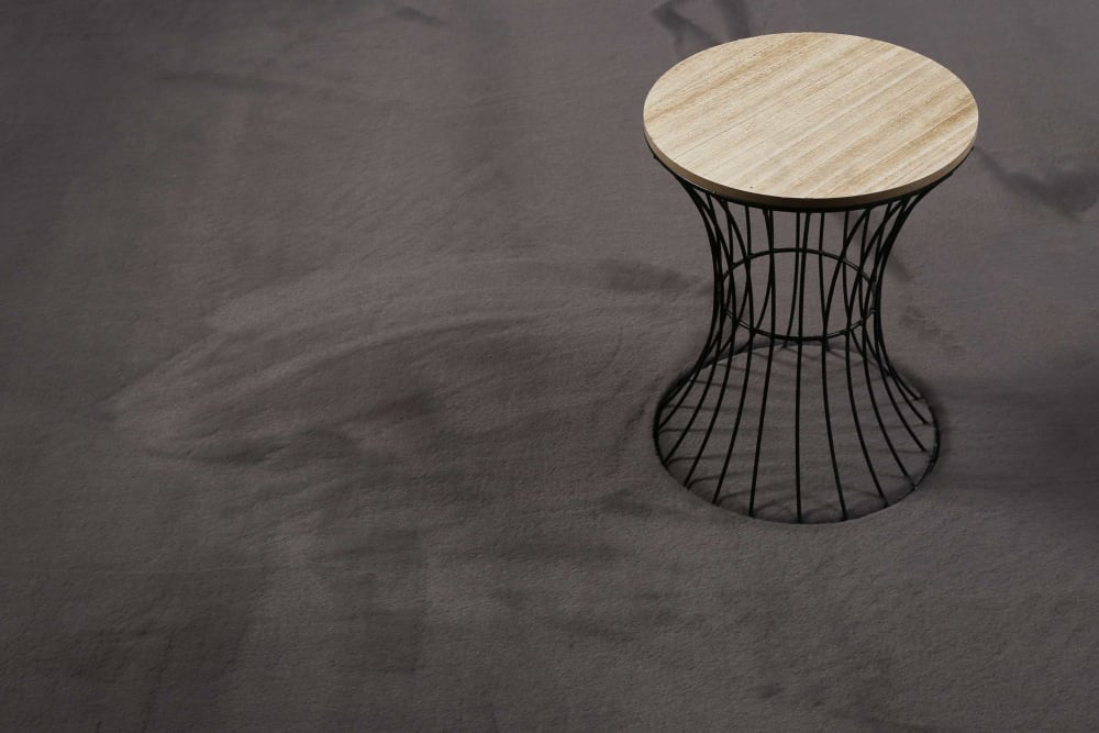 Tapis effet peau de lapin doux tufté gris pour salon, chambre 200x290