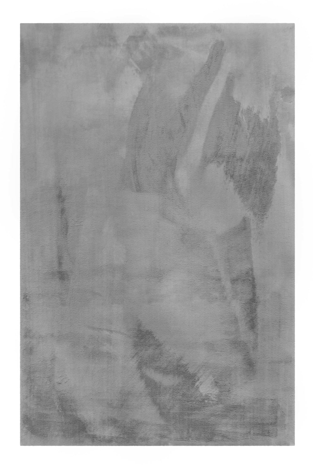Esprit Teppich Weiches Kaninchenfell-Effekt grau getuftet für Wohnzimmer60x90 style modern - Pes - Polyester
