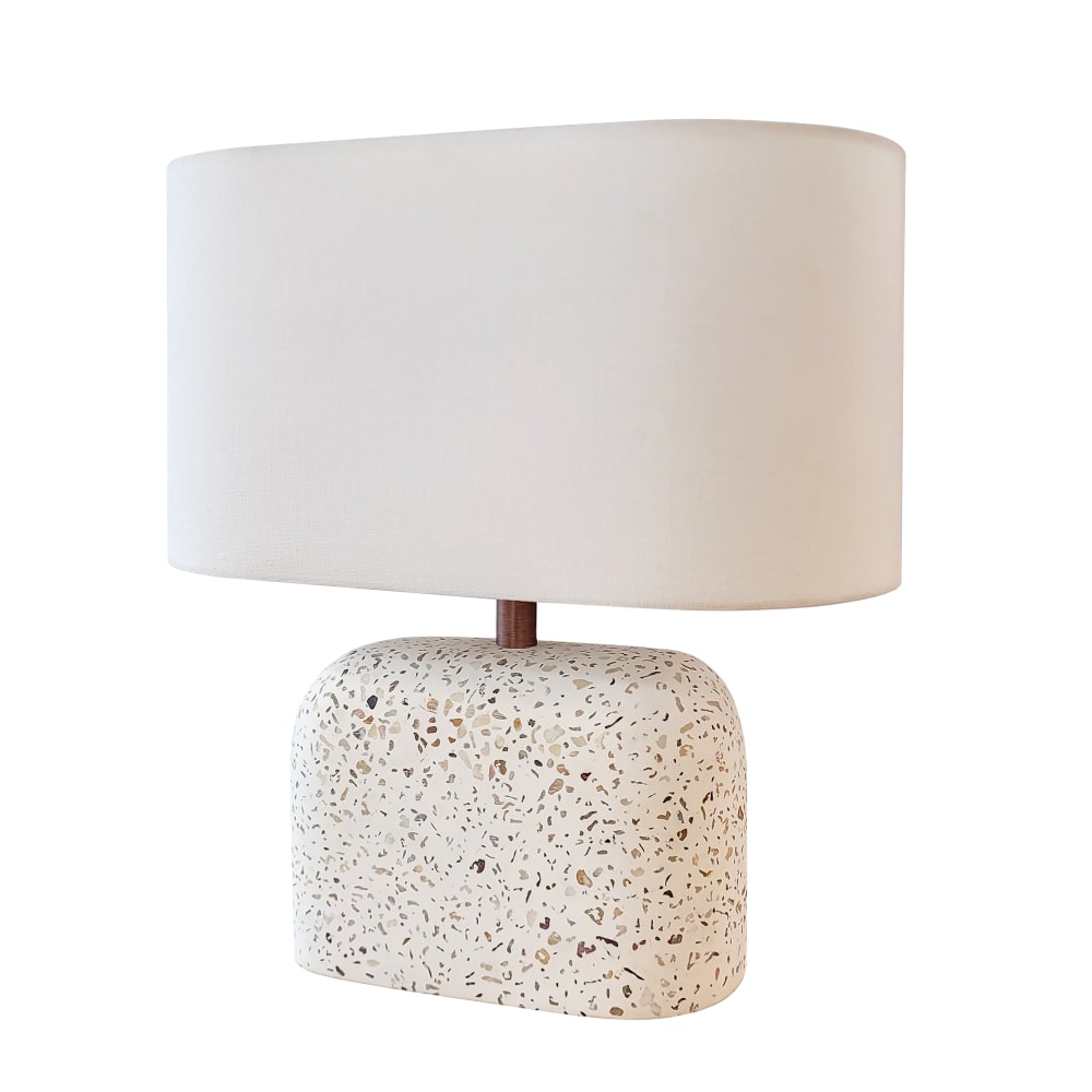 Lampe de table textile et terrazzo ip20 1xe27 Lampe de table textile et terrazzo ip20 1xe27