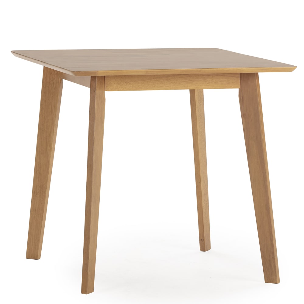 HOMN Esstisch 80x80 cm in Eichenholzoptik style modern Gelb