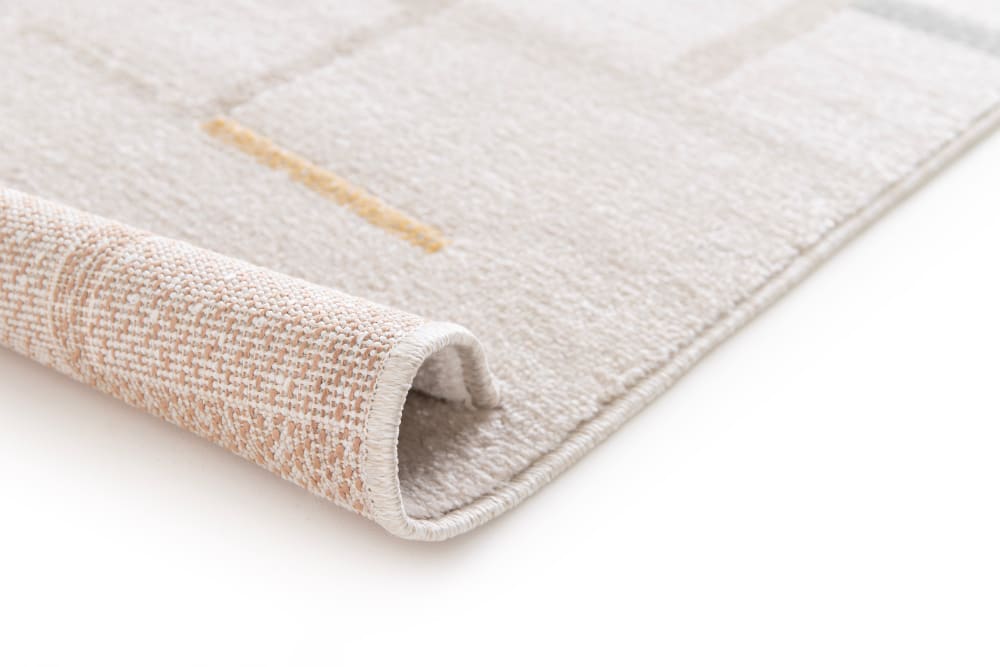 Tapis géométrique beige/multicolore 160x230 cm — vue 4