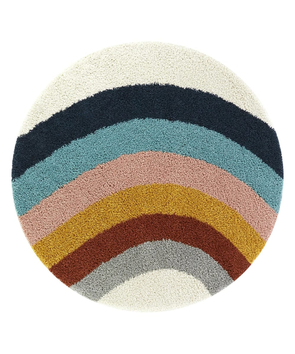 Tapis enfant rond épais et confortable 120 x 120
