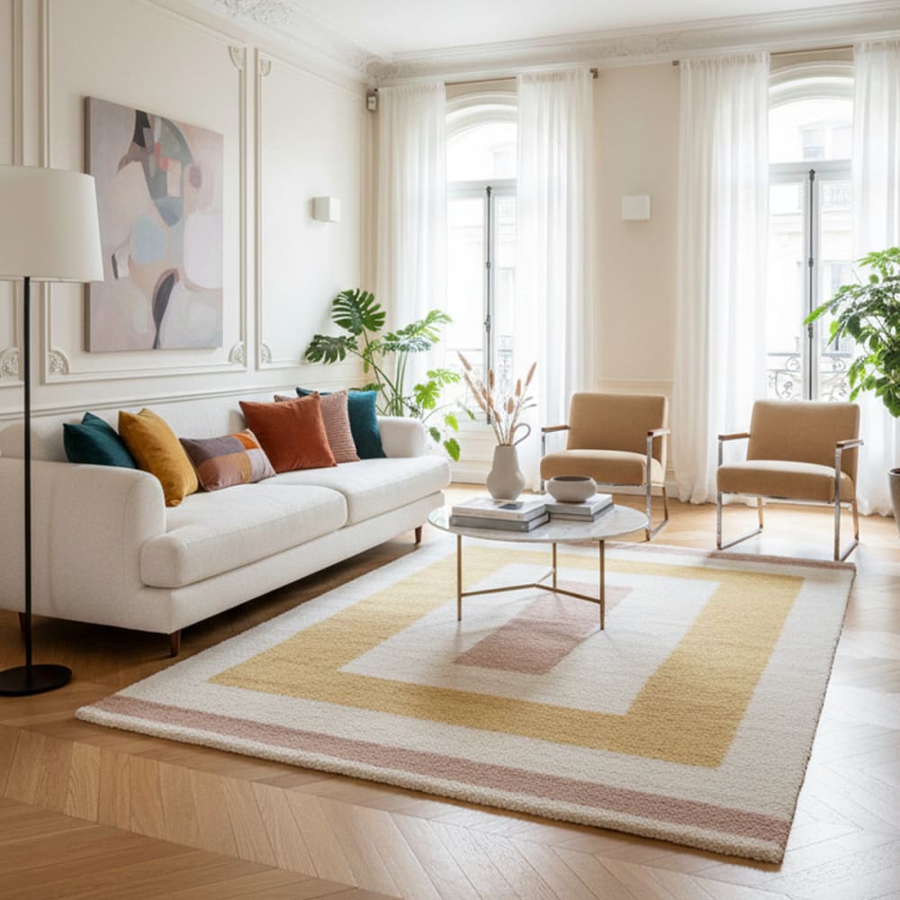 Tapis shaggy épais et confortable 160 x 230 cm - Maisons du Monde