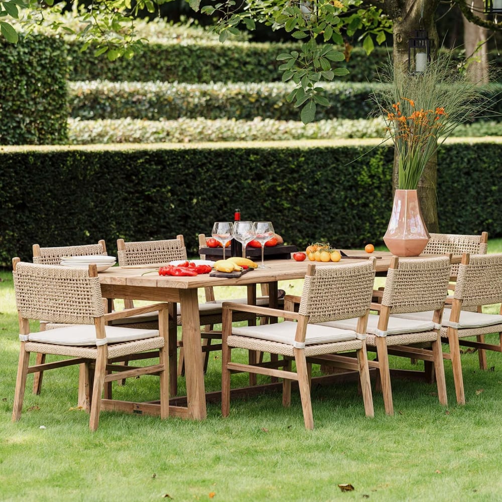 Table de jardin ibiza 250x100cm gescova - Maisons du Monde