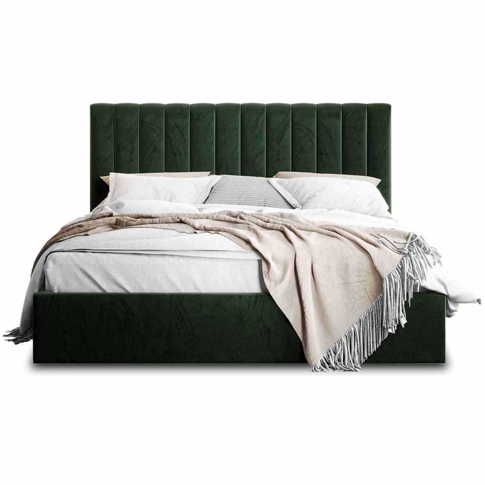 Lit coffre   140x200   sommier inclus  vert