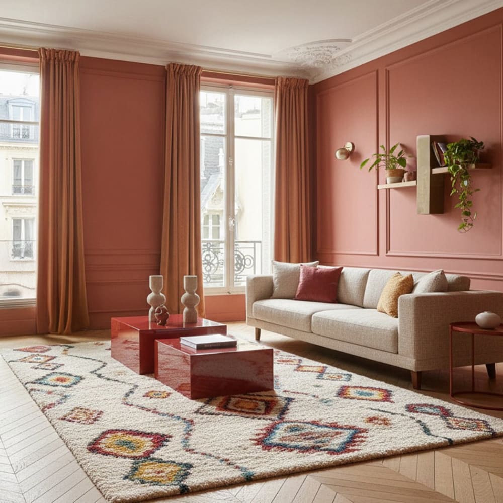 Tapis épais et confortable style ethnique 200 x 290 cm — vue 3