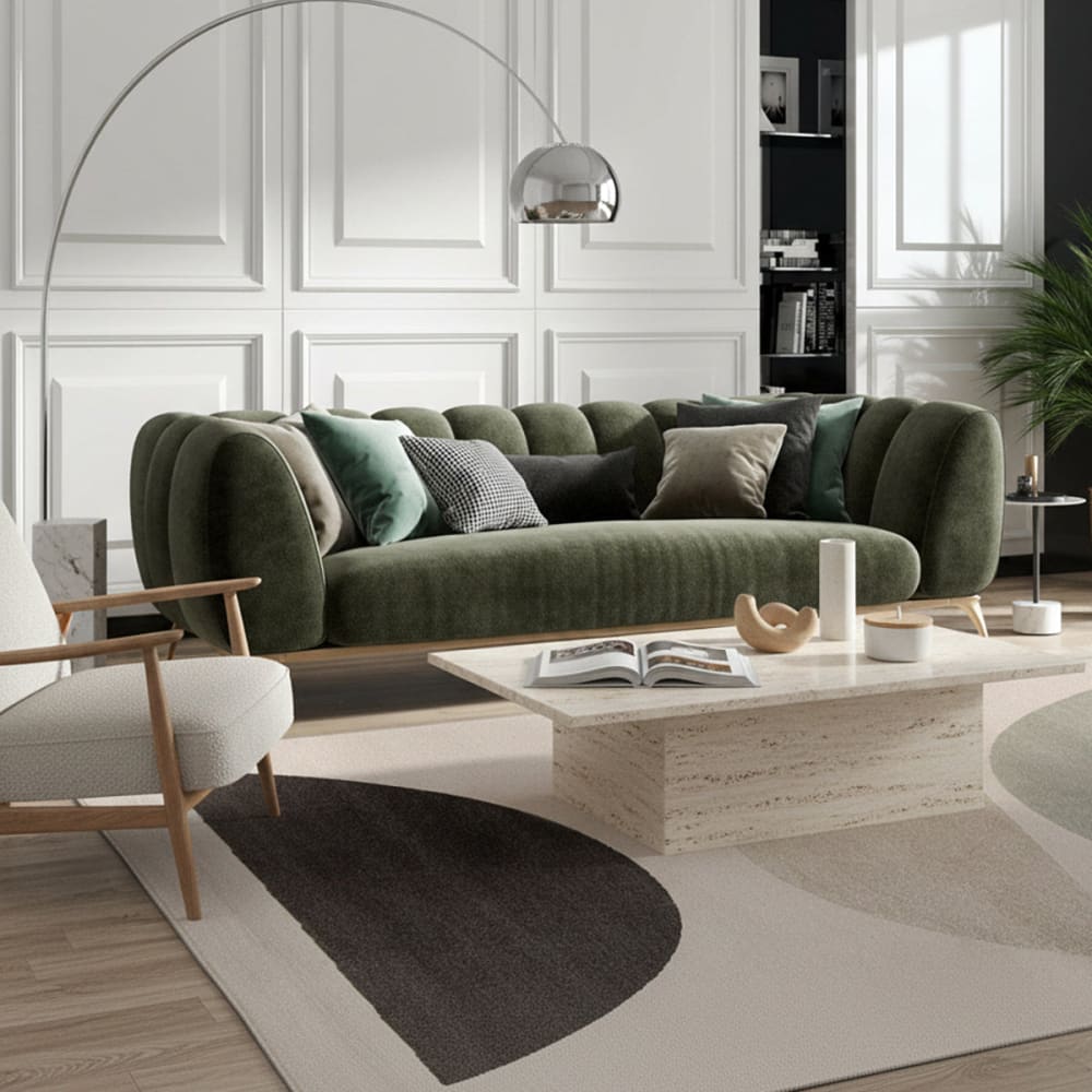 Tapis super doux très graphique 120 x 170 cm - Maisons du Monde